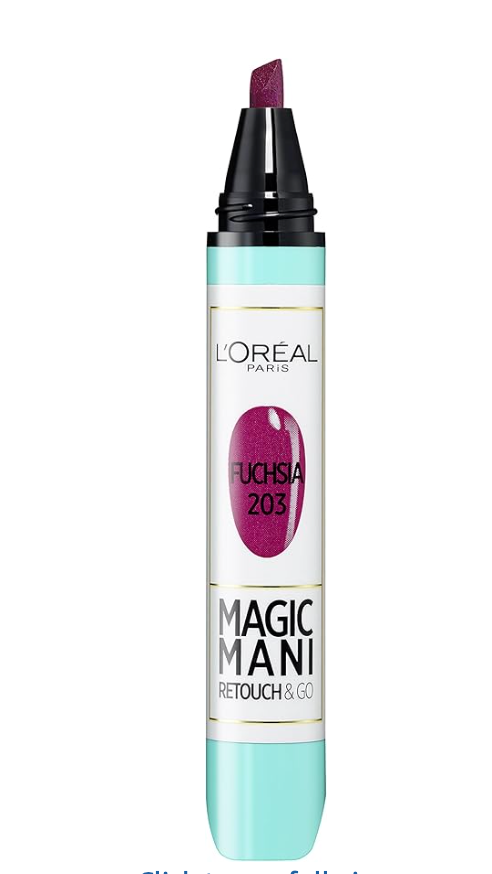 L 'Oreal Paris Magic Make Up Designer Mani Nail In Felt Touch-up - 203 FUCHSIA